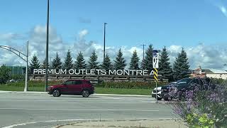 Premium Outlets Montreal Tour outlet canada quebec montreal shopping [upl. by Vtarj]