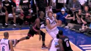 Dirk Nowitzki  Big Dunk  NBA Finals 2011 Game 5 [upl. by Aninnaig740]