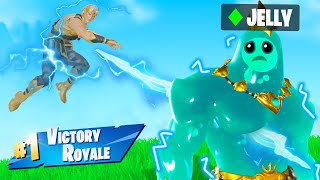 TROLLING JELLY With LIGHTNING In FORTNITE New Season [upl. by Nivra677]