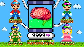 Super Mario SWAP BRAINS in the VENDING MACHINE  What happend to MARIO Game Animation [upl. by Asial]