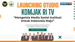 Launching Studio Komjak RI TV [upl. by Carlson925]