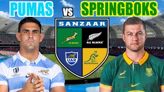 ARGENTINA vs SPRINGBOKS 2024 Rugby Championship Live Commentary [upl. by Edlihtam]