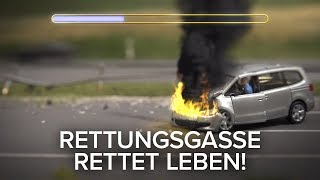 Neue Version Rettungsgasse rettet Leben [upl. by Dominique127]