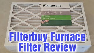 Filterbuy Furnace Air Filter Review [upl. by Aksehcnarf]