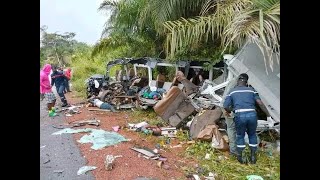 🔴 ACCIDENT SUR LA ROUTE DE SANGMELIMAYAOUNDÉ 😭 [upl. by Aekerly699]