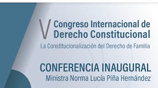 V Congreso Internacional de Derecho Constitucional I Conferencia Inaugural [upl. by Powell764]