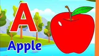 ABC phonics song  abcd song with sounds for toddlers  abc learning rhyme for toddlers  abc rhymes [upl. by Ahsetan]