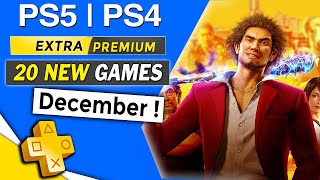 Top 20 NEW PS Plus Extra Games to play This December 2023 [upl. by Timus]