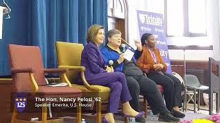 The Honorable Nancy Pelosi ’62  Democracy on the Ballot Symposium  Trinity Washington University [upl. by Odarbil]