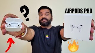 Airpods Pro Unboxing amp First Look  Airpods Pro Vs Airpods Noise Cancelling quotPROquot🔥🔥🔥 [upl. by Enilarac]