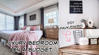 DIY Master Bedroom Transformation  Timelapse Bedroom Makeover  Before amp After [upl. by Zenitram505]