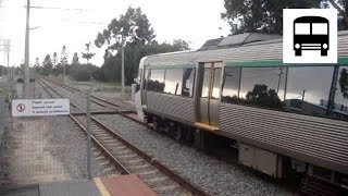 Transperth Trains ASeries EMU  Arriving Oats St Station ArmadaleThornlie Line Perth [upl. by Lianne]