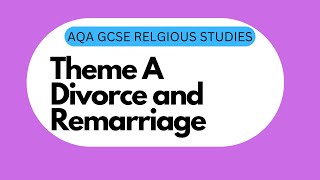 GCSE RS Theme A6 Marriage [upl. by Yadnus]