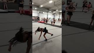 Only A Couple 9 Year Olds Can Do This Shorts Cheer [upl. by Abey]