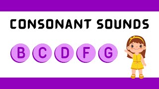 Consonant Sounds in English  Two Examples for Each Sound [upl. by Eulaliah]