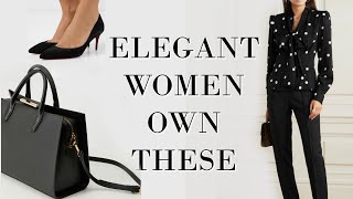 15 pieces every ELEGANT Woman owns  Fashion Over 40 [upl. by Agostino]