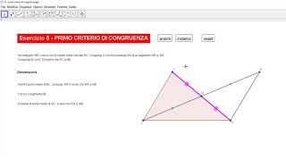 Esercizio n5  PRIMO CRITERIO DI CONGRUENZA [upl. by Lamaj]