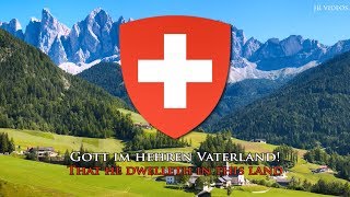 National Anthem of Switzerland DEEN lyrics  Schweizer Nationalhymne [upl. by Yellehs]