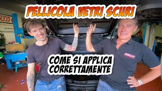 Consigli su quale pellicola vetri auto scegliere  come si applica la pellicola oscurante per vetri [upl. by Solhcin]