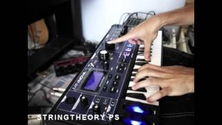 novation mininova  ALL padstrings sounds [upl. by Casar]