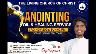 ANOINTING OIL amp HEALING SERVIC PASTOR RAJKAPOOR  WORSHIP AND SERMON [upl. by Brynna]