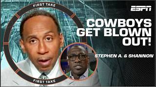 Stephen A Smith calls the Dallas Cowboys an ‘ATROCITY’ 🤠  First Take [upl. by Aek]