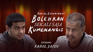 Social Experiment Bolehkah Sekali Saja Kumenangis  Eps 9  Fadil Jaidi [upl. by Orazal]