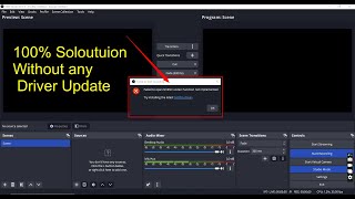 OBS Studio NVENC codec error  How to fix  failed to start recording obs error  OBS Studio NVENC [upl. by Cherice]