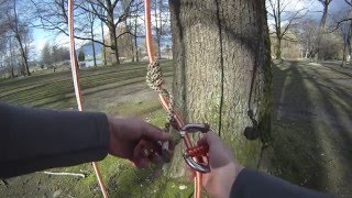 How to tie a Valdotain tresse  Arborist knot tying [upl. by Giesecke678]