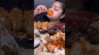 ASMR eating moms chicken shawarma fried chicken muckbang [upl. by Ecyac]