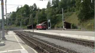 ferrovia R h B trenino rosso lAlbula [upl. by Cost]