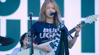 230804 백예린 I 더 발룬티어스 Violet 직캠 💜 The Volunteers fancam 가사 자막 해석  인천 펜타포트 락 페스티벌 by Jinoo [upl. by Podvin]