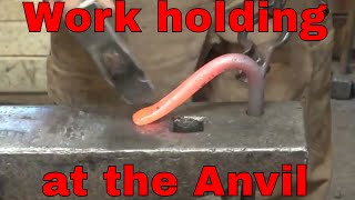 Work holding options for the anvil – blacksmithing for beginners [upl. by Rosenblum]