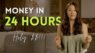 MANIFEST MONEY IN 24 HOURS OR LESS 5 Easy Ways [upl. by Jerusalem]