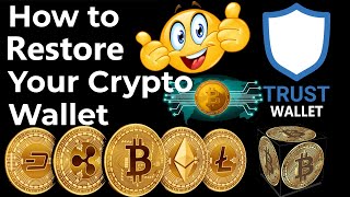 How To Restore Trust Wallet With 12 Words Recovery Phrase  Crypto [upl. by Kevan]