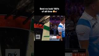 Best no look 180’s of all time 😮‍💨🎯  Subscribe for daily darts darts nolook180 [upl. by Adnalahs647]