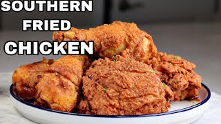 How To Make Southern Fried Chicken Crispy Fried Chicken  Buttermilk Fried Chicken Recipe [upl. by Enaitsirk779]