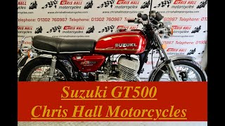 1975 Suzuki GT500 chrishallmotorcycles motorcycles suzuki [upl. by Nawj]