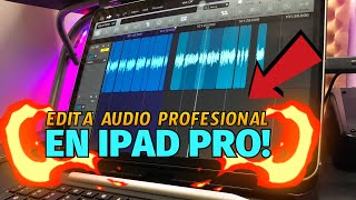 Editando audio en iPad Pro [upl. by Eceinal887]