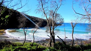 Ocean waves sound remote pebble beach Murramarang National Park NSW  SOUNDS OF AUSTRALIAN NATURE [upl. by Charlot]