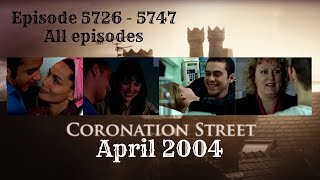 Coronation Street  April 2004 [upl. by Ackerman]