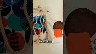 New Tote bag collection totebag canvasbag handpainting shortvideoviral trend [upl. by Sivartal871]