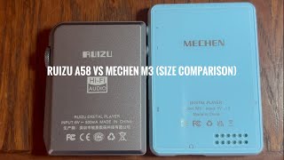 Ruizu A58 vs Mechen M3 Size Comparison [upl. by Floridia]