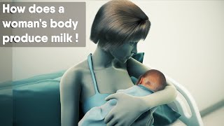 How does a womans body produce milk [upl. by Arlee]