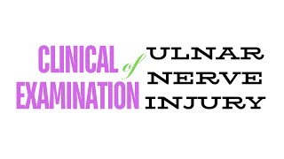 Clinical examination of ulnar nerve injury [upl. by Cagle52]