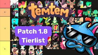 Temtem 18 Competitive Tier List [upl. by Felipa]