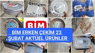 BİM ERKEN ÇEKİM  BİM 23 ŞUBAT AKTÜEL ÜRÜNLER  BİM BU HAFTA KAÇMAZ  BİM AKTÜEL BİM 2024 [upl. by Schlosser]