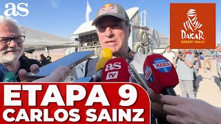 RALLY DAKAR 2024  CARLOS SAINZ “Vamos a tope porque sino nos come terreno” [upl. by Aihseket]