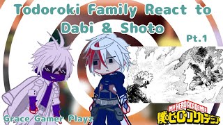 Todoroki Family React To Dabi amp Shoto  Grace gamer playz  My Hero Academia [upl. by Acinorav]