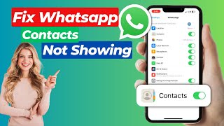 How to Fix WhatsApp Contacts Not Showing  Contact Names Missing  iOS 18 [upl. by Ahsiruam631]